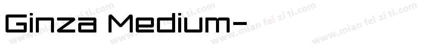 Ginza Medium字体转换